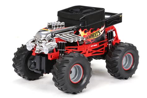 New Bright (1:14) Hot Wheels Bone Shaker Battery Radio Controlled Monster Truck, 61460U ...