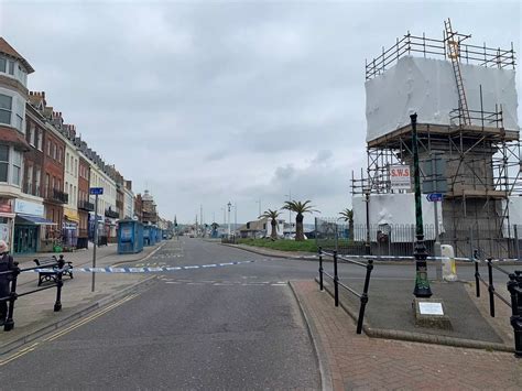 Police incident in Weymouth: Photos show police cordon after a ...