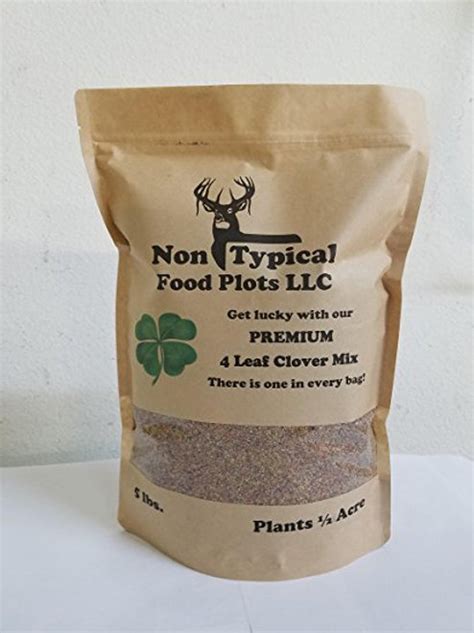 4 Leaf Clover Food Plot Seed - 10 lbs | nontypicalfoodplots