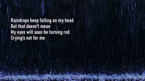 Raindrops Keep Falling On My Head - YouTube