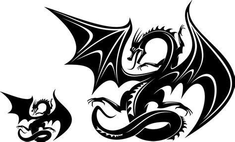 Free Dragon Silhouette, Download Free Dragon Silhouette png images ...