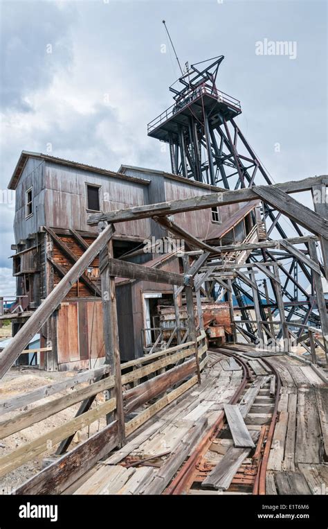 Montana, Butte, World Museum of Mining, Orphan Girl silver and zinc mine operated 1875 to 1956 ...