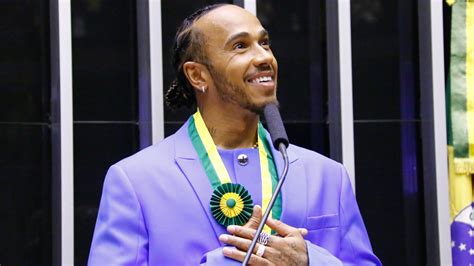 'I feel like I'm one of you' - Lewis Hamilton officially receives Brazilian citizenship ahead of ...