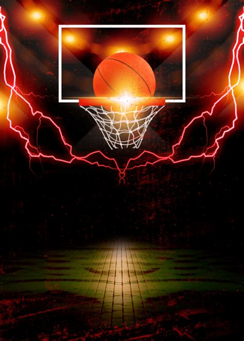 Basketball Court Thunderbolt | PSD Free Download - Pikbest