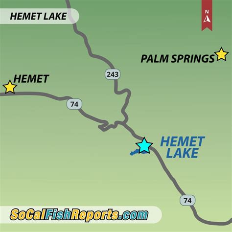 Hemet Lake - Mountain Center, CA - Fish Reports & Map