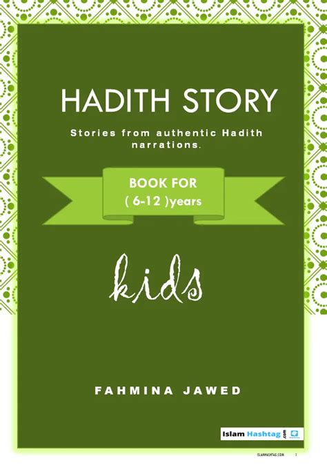 4 Hadith Story For Kids- Free Pdf - Islam Hashtag