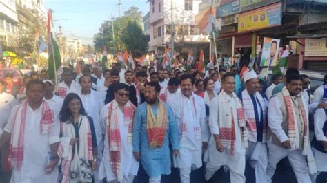 'Bharat Jodo Yatra' completes one month in Assam, Congress leaders skip Yatra