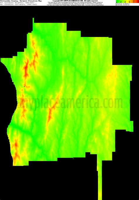 Free Chittenden County, Vermont Topo Maps & Elevations