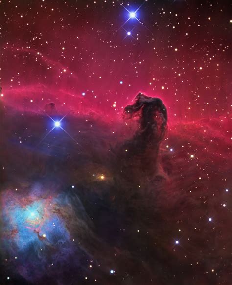 IC 434- Horsehead Nebula in Orion (detail)