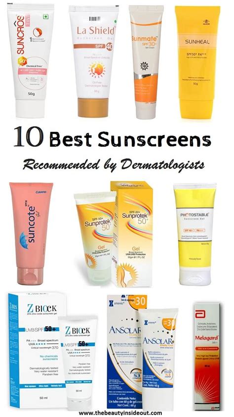 10 Best Sunscreens Recommended by Dermatologists in India