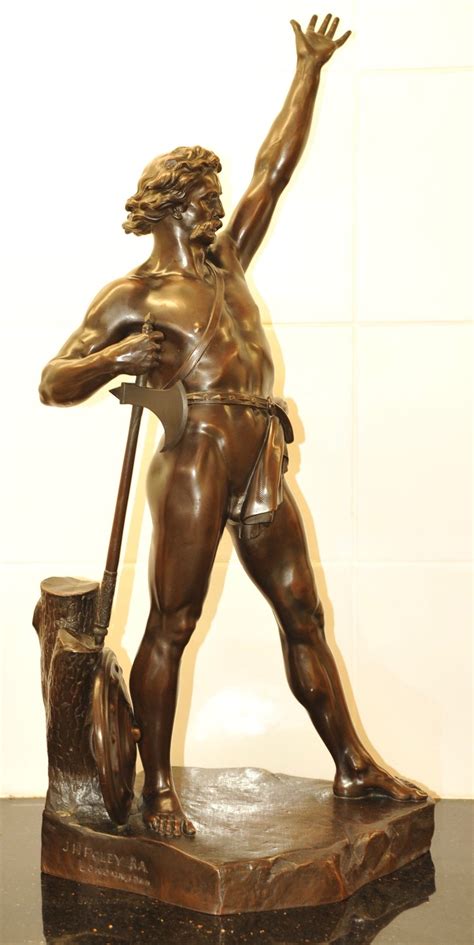 Antiques Atlas - Bronze Sculpture, Caractacus By John Henry Foley