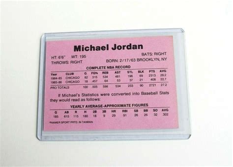 1986 AAMER Sport MICHAEL JORDAN White Sox | eBay