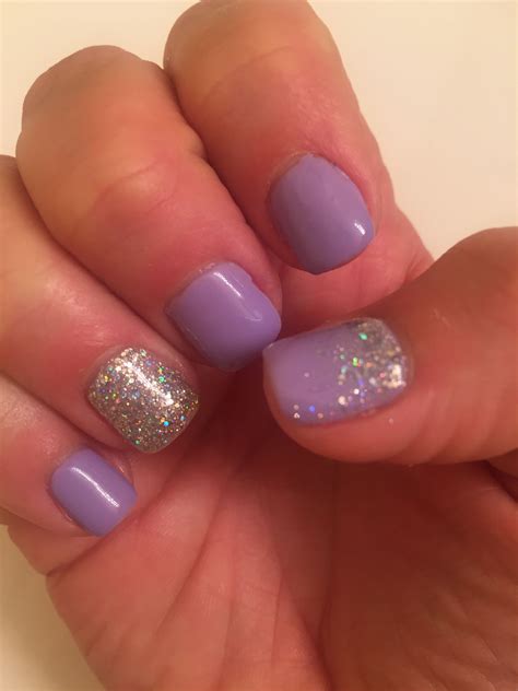 Lavender purple lilac nails mani shellac gel | Lilac nails, Lavender ...