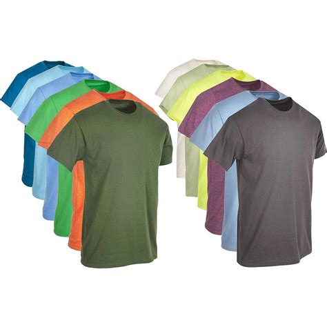 BILLIONHATS 12 Pack Plus Size Mens Cotton T-Shirt, Bulk Big & Tall ...