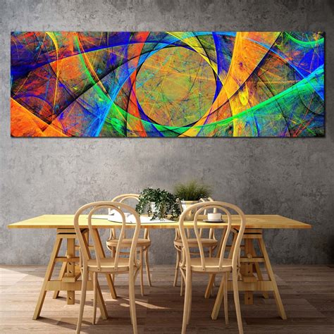 Abstract Fractal Canvas Wall Art, Abstract Digital Oil Painting Canvas ...