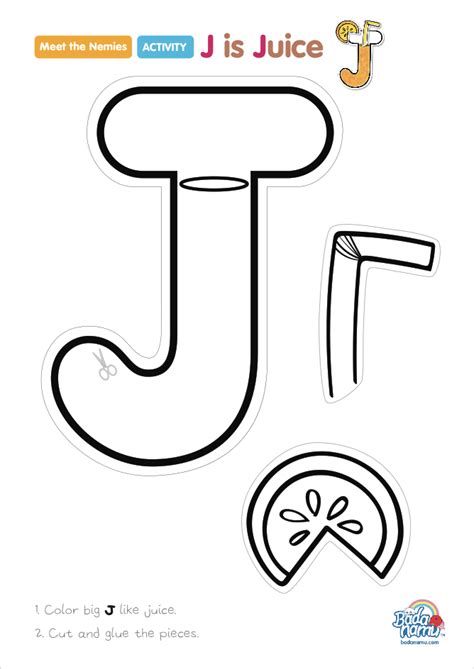 Printable Letter J Crafts