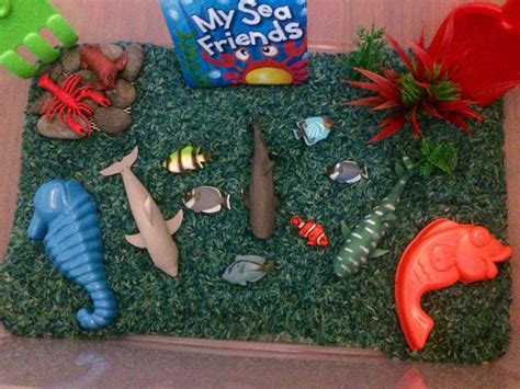 Sea theme sensory box! - Special Needs and Sensory play Ideas