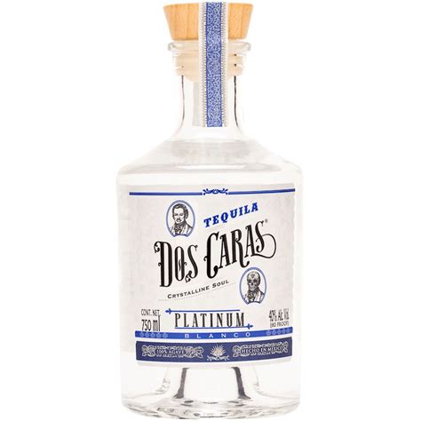 Dos Caras Platinum Blanco Tequila | Total Wine & More