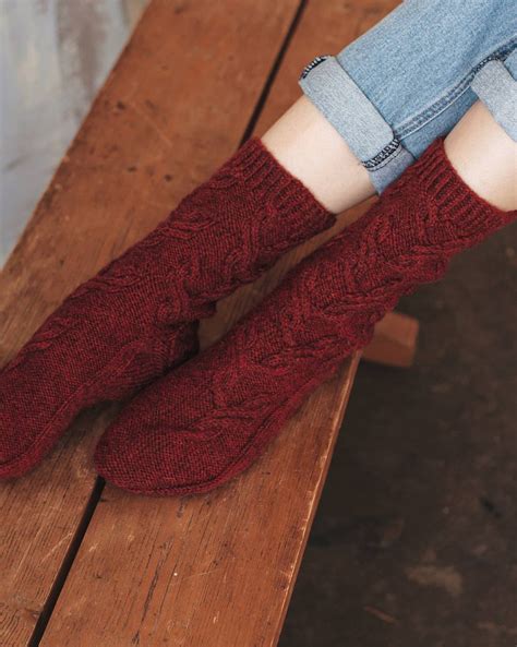 PDF KNITTING PATTERN socks. Top cuff down socks pattern. | Etsy