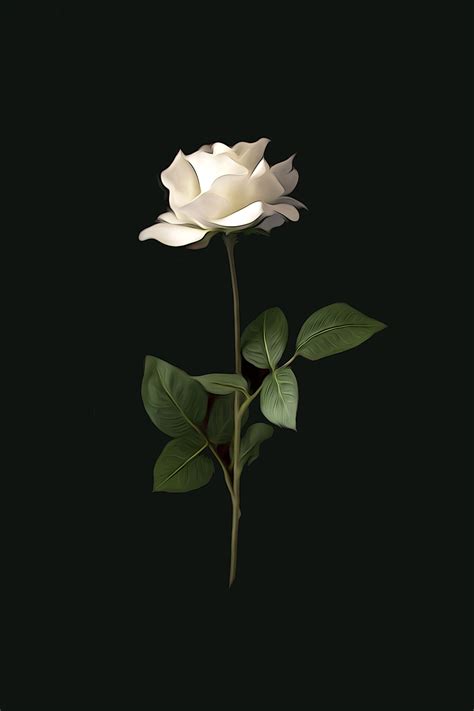 Single White Rose ($)65 | Wallpaper iphone roses, White roses ...