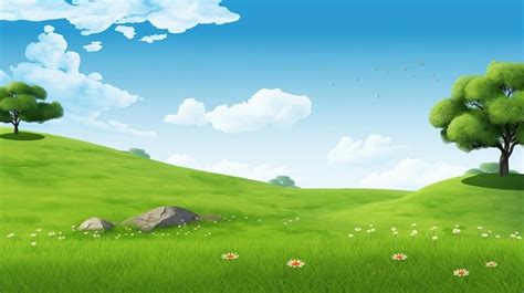 Premium Photo | Cartoon forest environment background