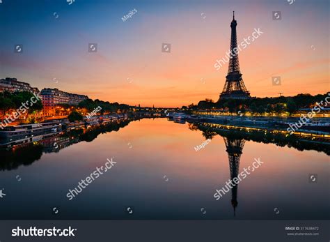 Sunrise At The Eiffel Tower, Paris Stock Photo 317638472 : Shutterstock