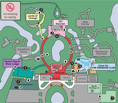 Brevard Zoo Map and Brochure (2021 - 2023) | ThemeParkBrochures.net