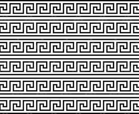 Seamless Greek Wave Pattern Svg Roman Meander Pattern - Etsy