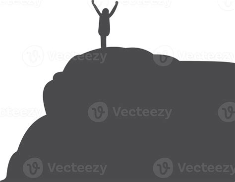 Climber mountain silhouette 22102688 PNG