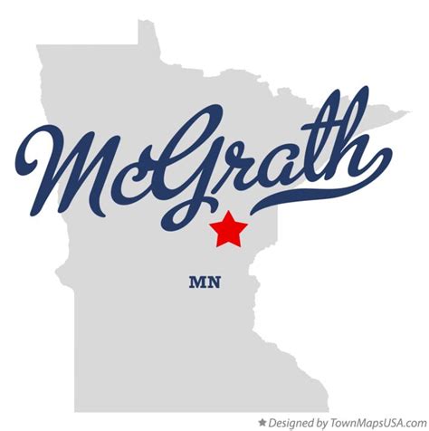 Map of McGrath, MN, Minnesota