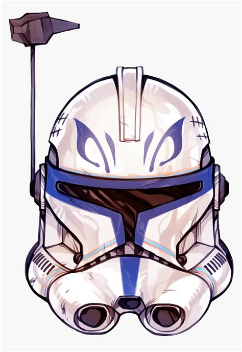 Clone Trooper Helmet Rex, HD Png Download - kindpng