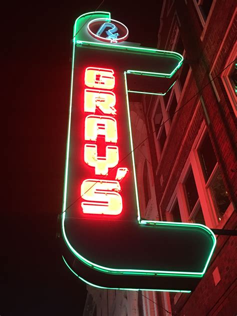 Vintage Neon Sign on Building