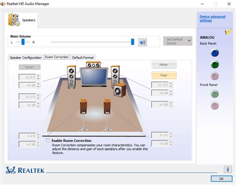 How to get realtek hd audio manager to display headset - jesposters