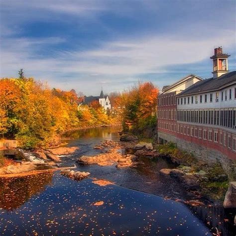 The Milford Nh Oval. #milfordnh Photograph by Joann Vitali