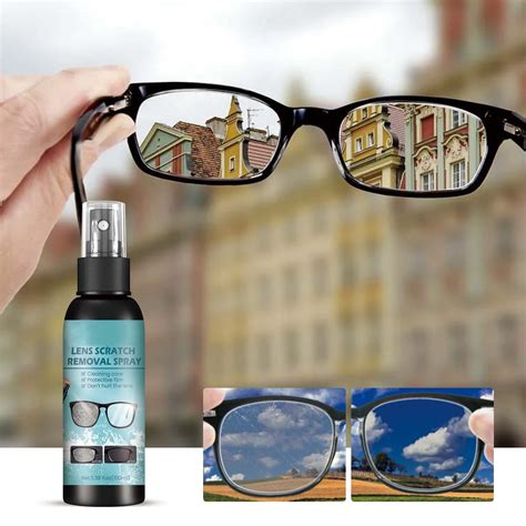 Eyeglass Scratch Remover,100ml Lens Scratch Remover,Scratch Remover for ...