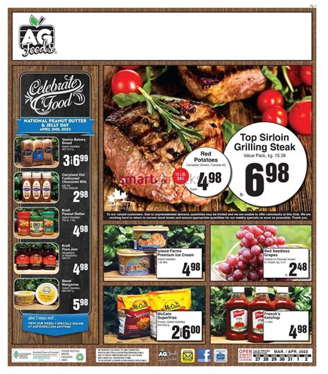 AG Foods Flyer March 27 to April 2