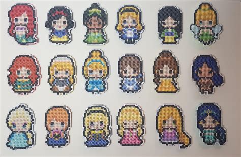 [FO] 18 chibi Disney princesses : r/CrossStitch