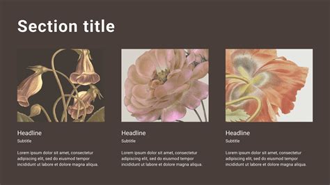 Free Vintage Flower Floral Powerpoint Background | Master Bundles