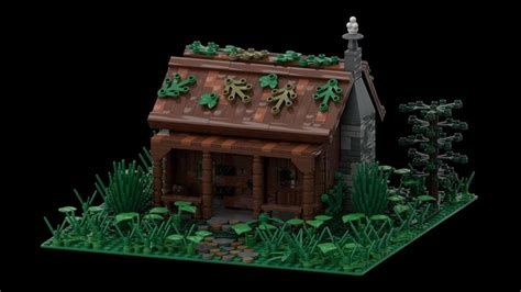 LEGO MOC Cabin In The Woods by BricksterCH | Rebrickable - Build with LEGO