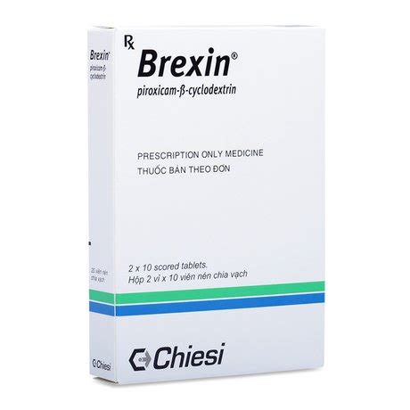 Brexin 20mg (2 vỉ x 10 viên/Hộp) - Thiên Anh Pharmacy - Nhà Thuốc Thiên Anh