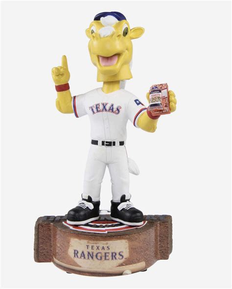 Captain Texas Rangers Opening Day Mascot Bobblehead FOCO