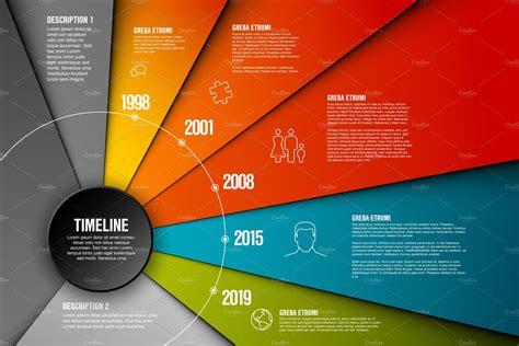 Vector Infographic timeline template