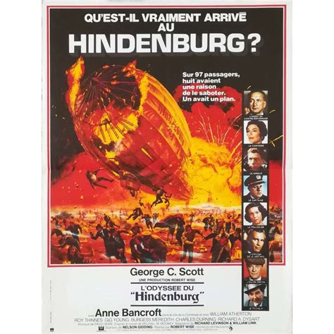 THE HINDENBURG Movie Poster 15x21 in.