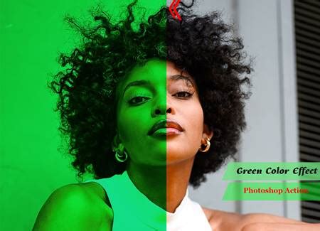 Green Color Effect Photoshop Action 4939667 - FreePSDvn