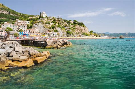 Picturesque Summer Landscape of Vietri Sul Mare Beach, Italy. Editorial Image - Image of ...