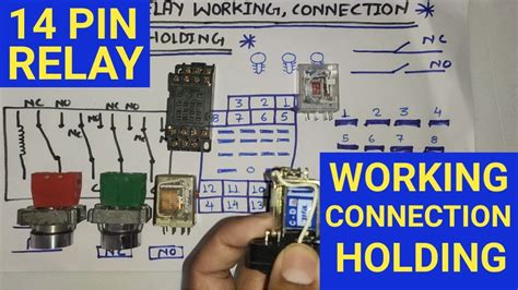 14 PIN RELAY WORKING, CONNECTION & HOLDING PRACTICALLY! 14 pin relay