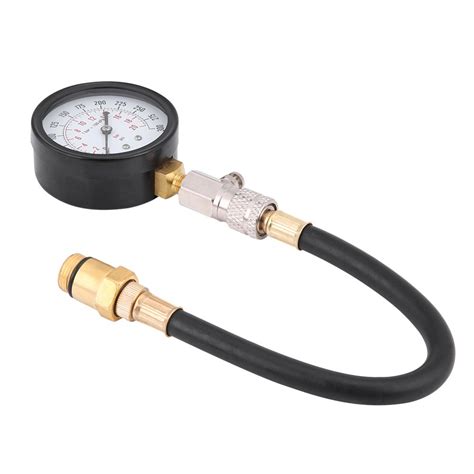 Tebru Cylinder Pressure Test Gauge,Motorcycle Petrol Gas Engine Cylinder Compressor Tester ...