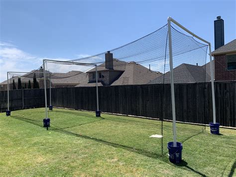 DIY Backyard Batting Cage | Backyard baseball, Batting cage backyard, Batting cages