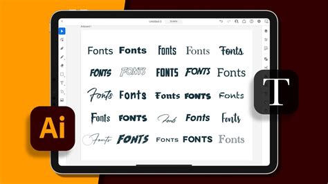 How To Download Fonts On Illustrator On All iPad - YouTube