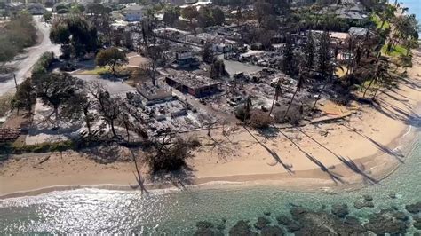 Maui devastation aerial footage - Los Angeles Times